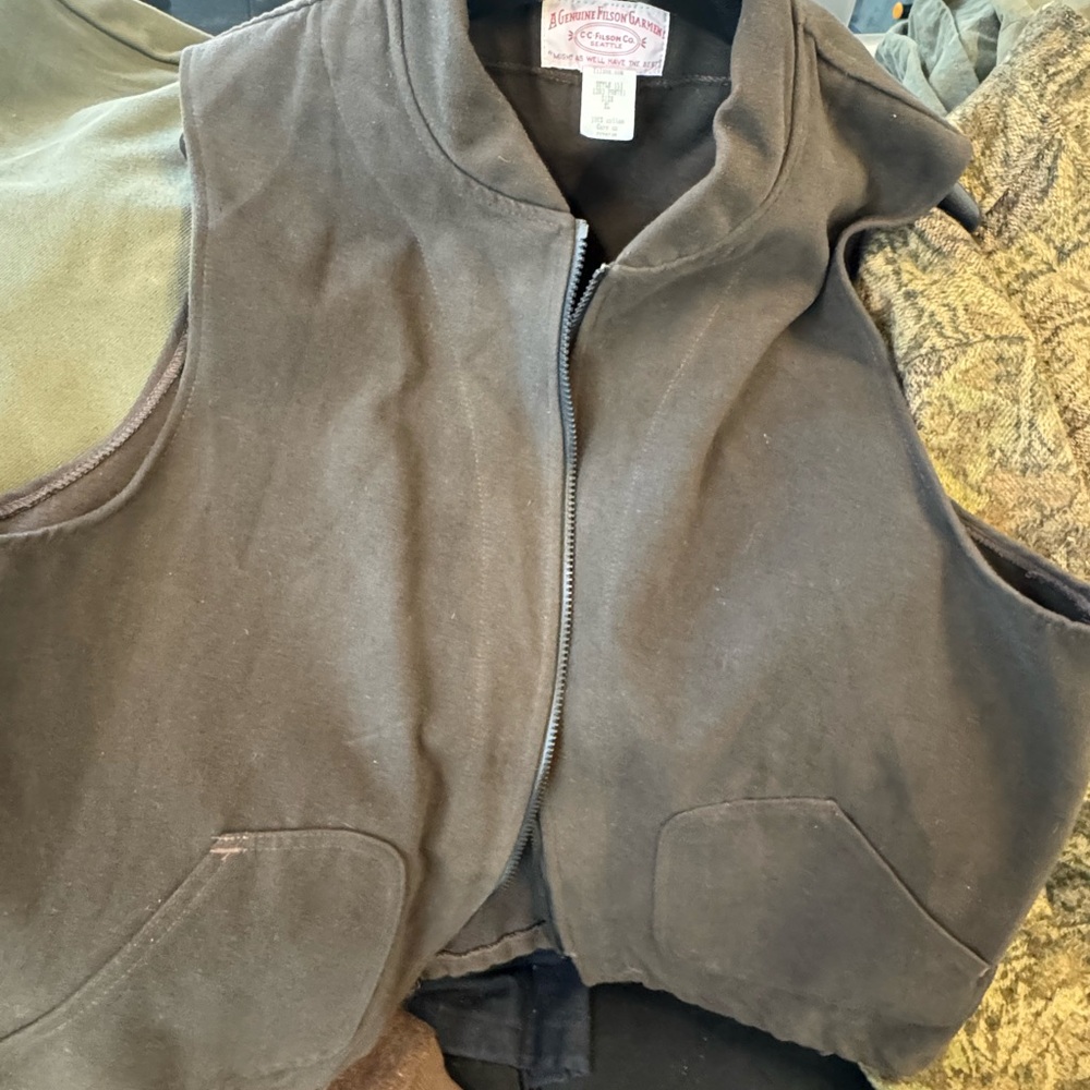 Filson authentic mole skin vest